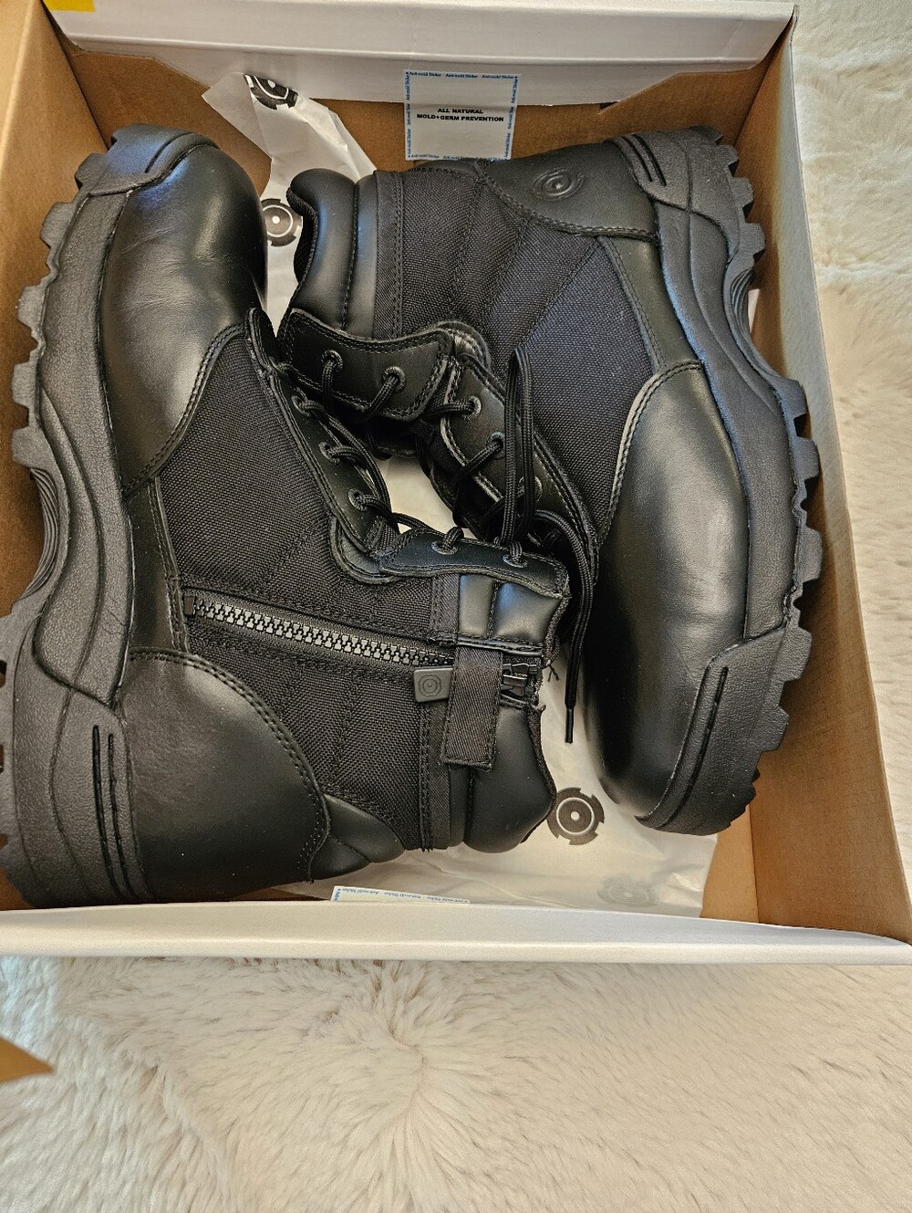 NEW IN BOX            Original S.W.A.T 6" Tactical Side-Zip Boots Men's  size 12